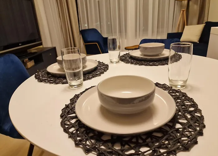 Apartament Blue Elegance Sky Park With Parking